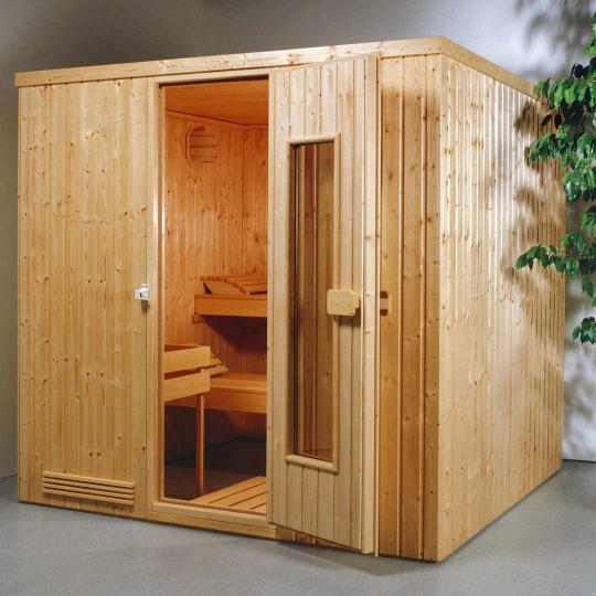 Klassieke 2 elementen sauna - 2,01 x 1,65 x 1,98 m 