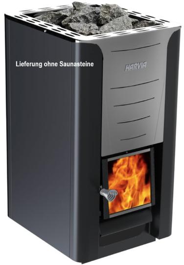 Harvia 26 Pro wood-burning sauna heater 