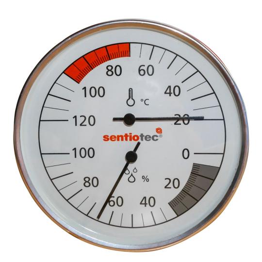Sauna Thermometer Hygrometer Metaal 